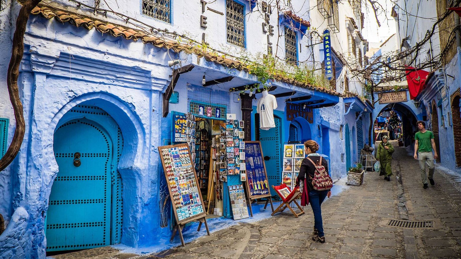 Blue streets of Chefchaouen medina