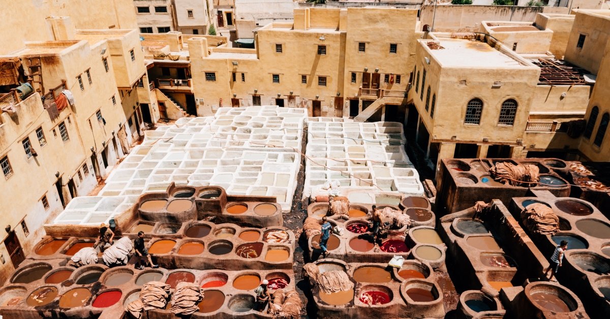 Fes rooftop view Morocco