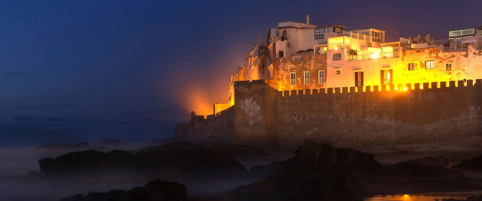 Essaouira port and castle view