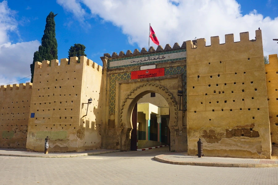 Traditional Moroccan architecture and streets